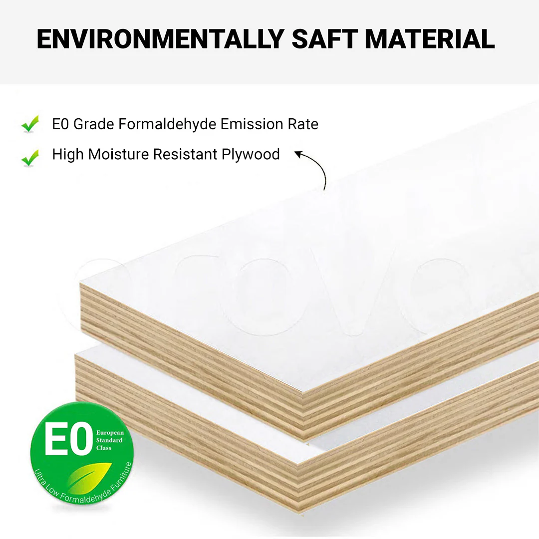 Clearance - York 1500mm Curved Wall Hung Vanity Matte White Double Bowls - Image 4