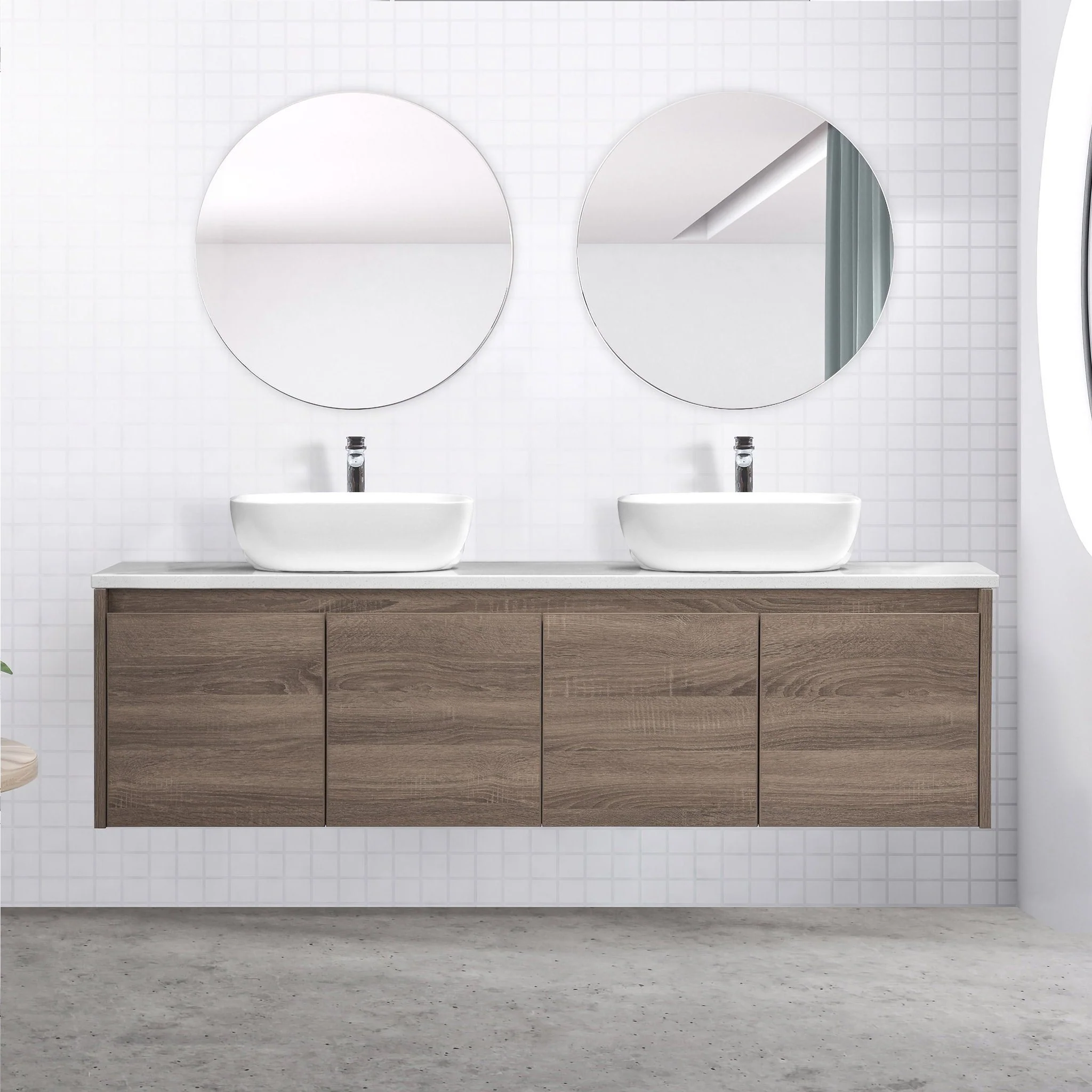 AMBER 1500mm Wall Hung Vanity - Image 3