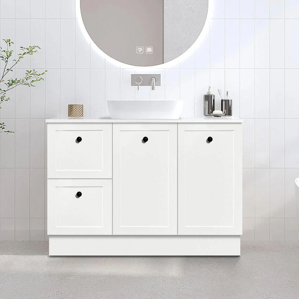 Clearance - AUSTIN 1200mm Floor Standing Bathroom Vanity Left Hand Side - Image 3