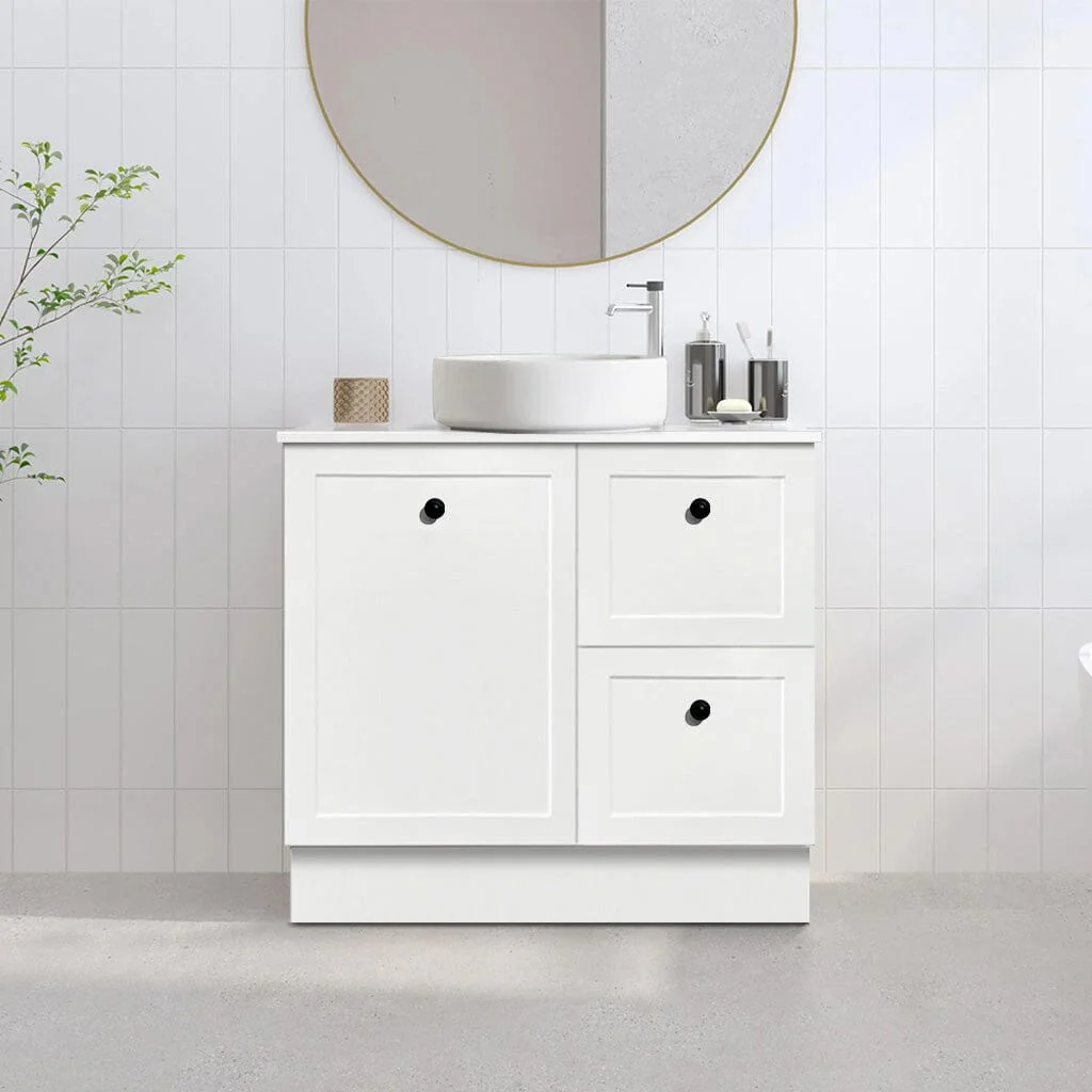 Clearance - AUSTIN 900mm Floor Standing Bathroom Vanity Right Hand Side - Image 5