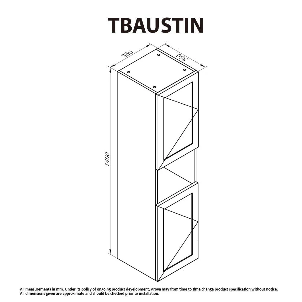 Clearance - AUSTIN Tallboy Bathroom Cabinet - Image 4