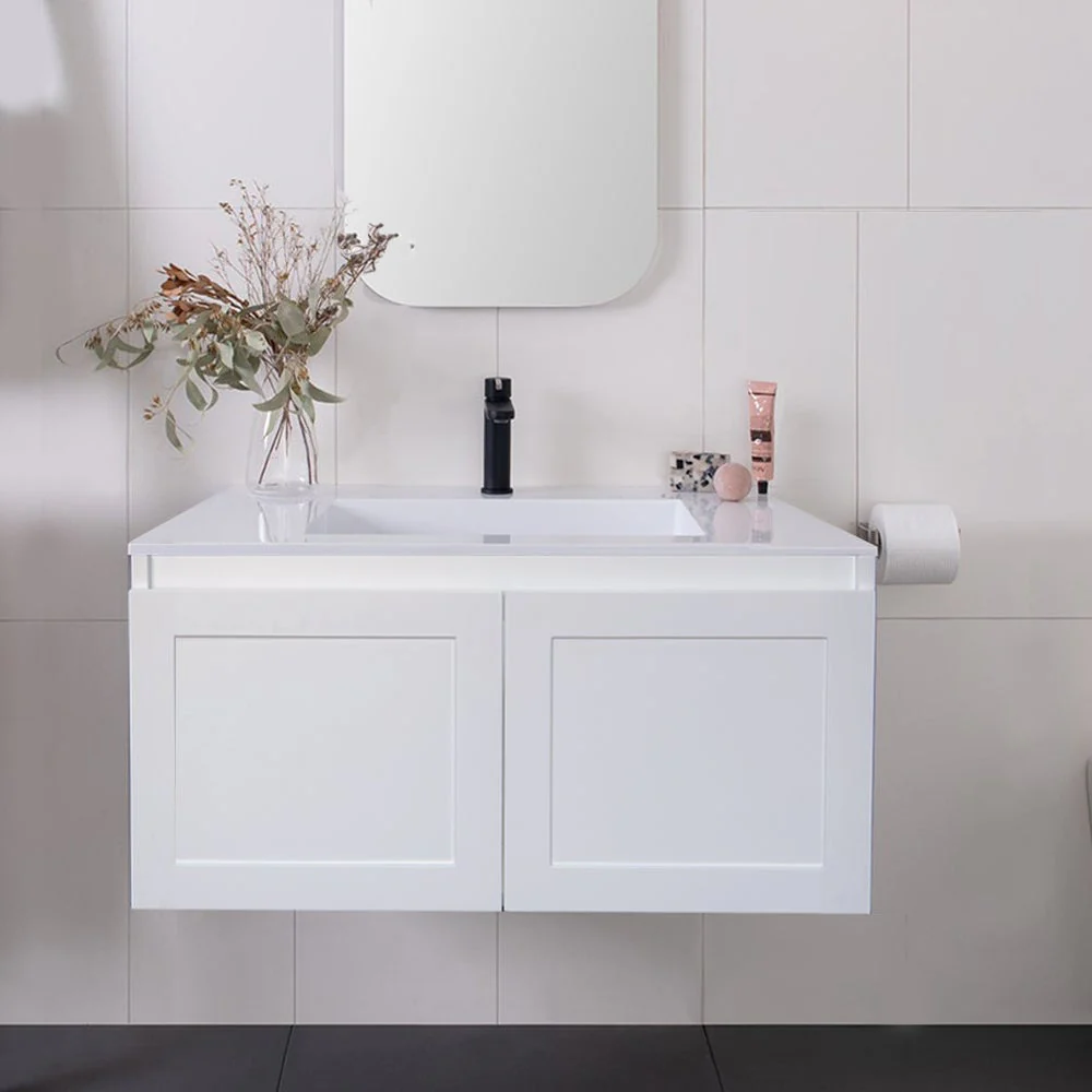 Clearance - CLOVER 750mm Wall Hung Bathroom Vanity - Image 4