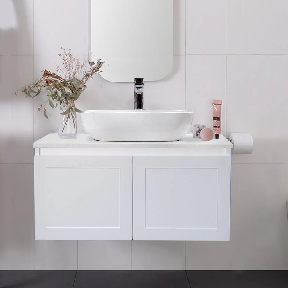 Clearance - CLOVER 750mm Wall Hung Bathroom Vanity - Image 5