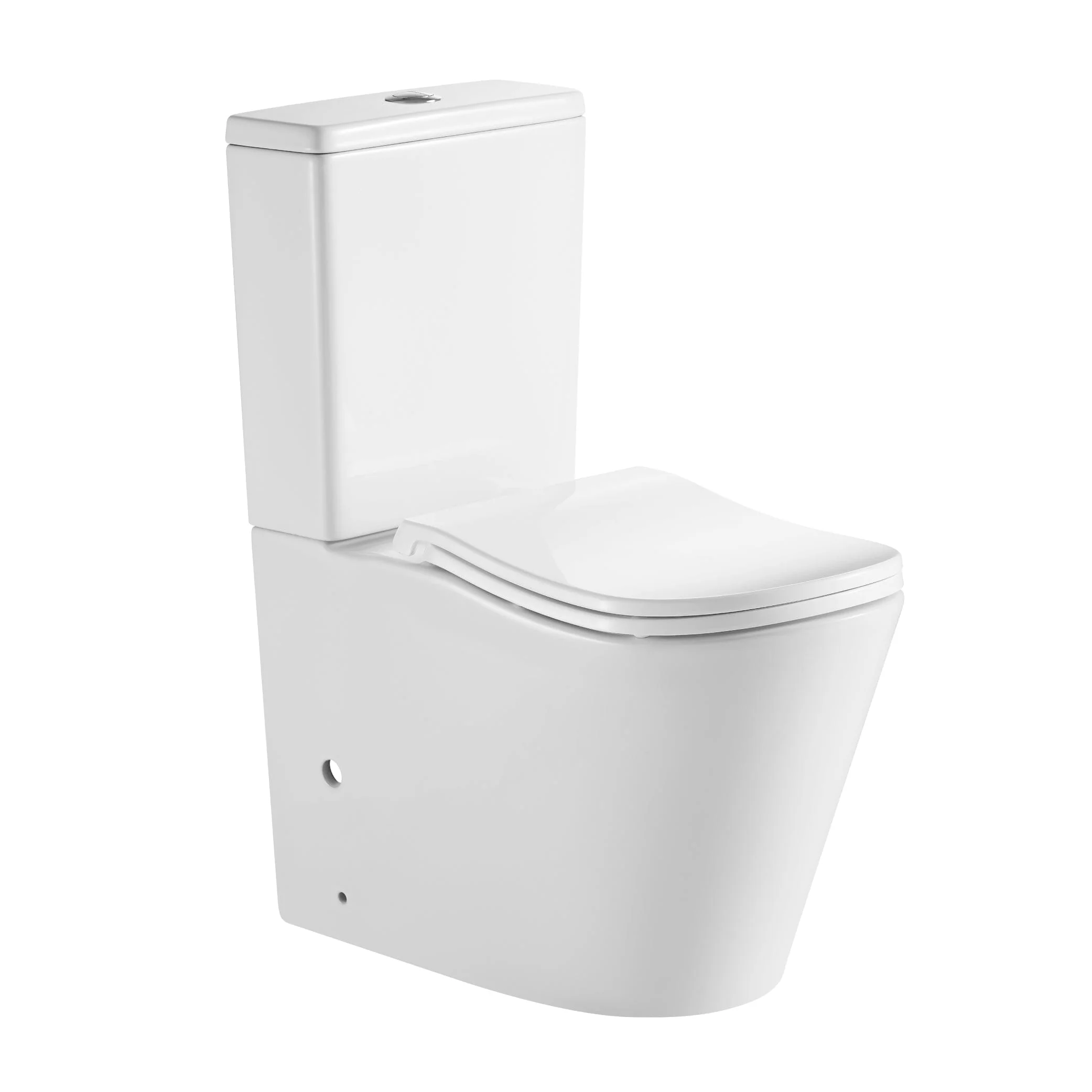 ErgoFlow Edge67 Ergonomic Rimless Tornado Back to Wall Toilet - Image 6