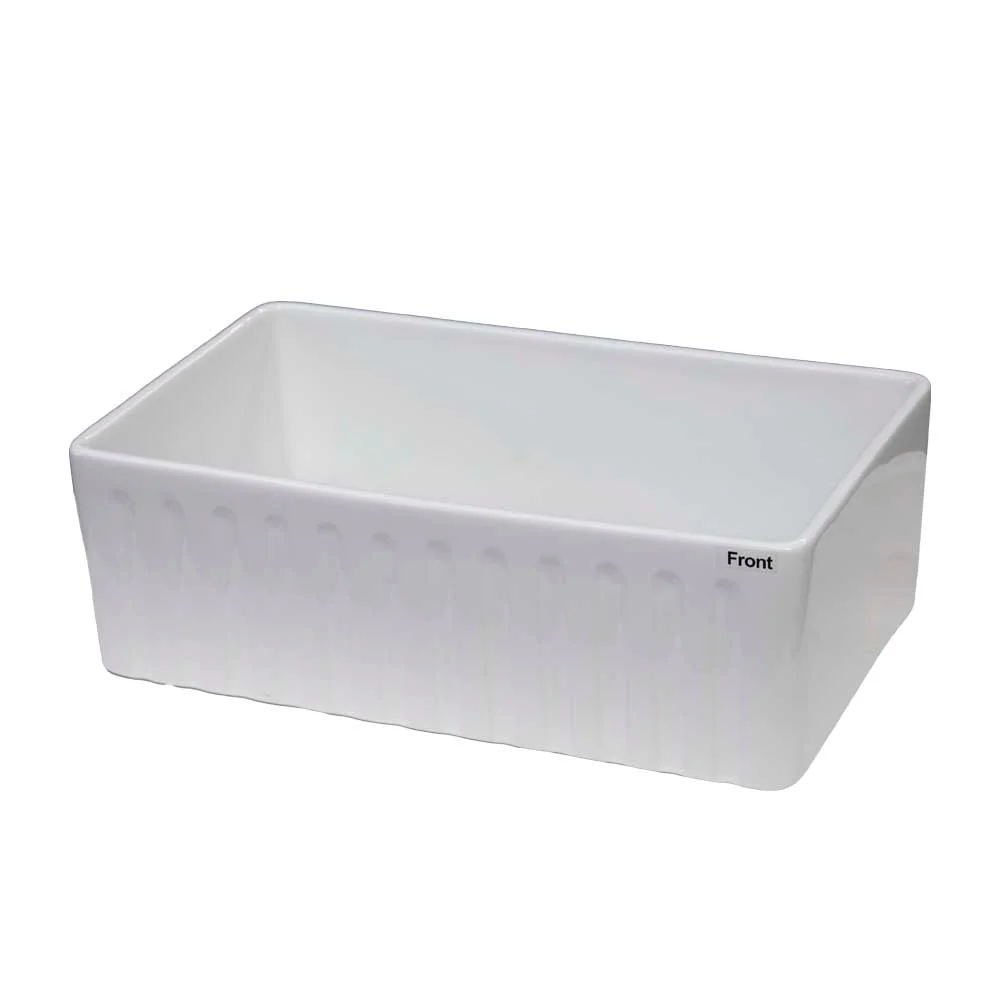 Belford 84 Fluted Butlers Kitchen Sink Single bowl - Image 6