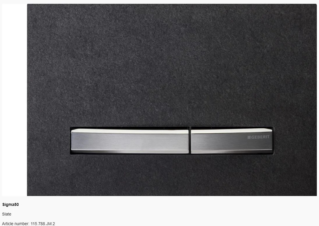 Geberit Sigma 50 Glass Dual Flush Button and Plate - Image 7