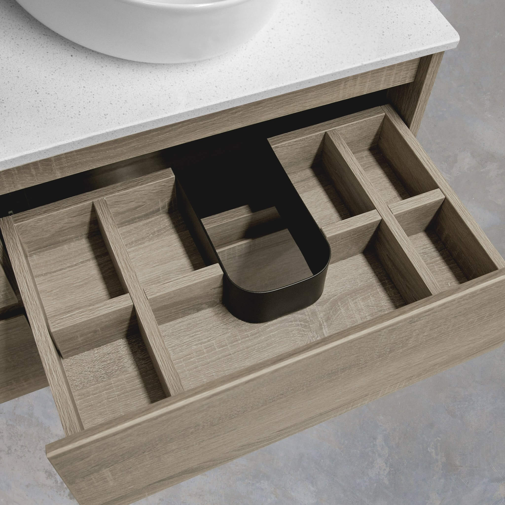 KRIS 750mm Timber Wall Hung Vanity - Image 9