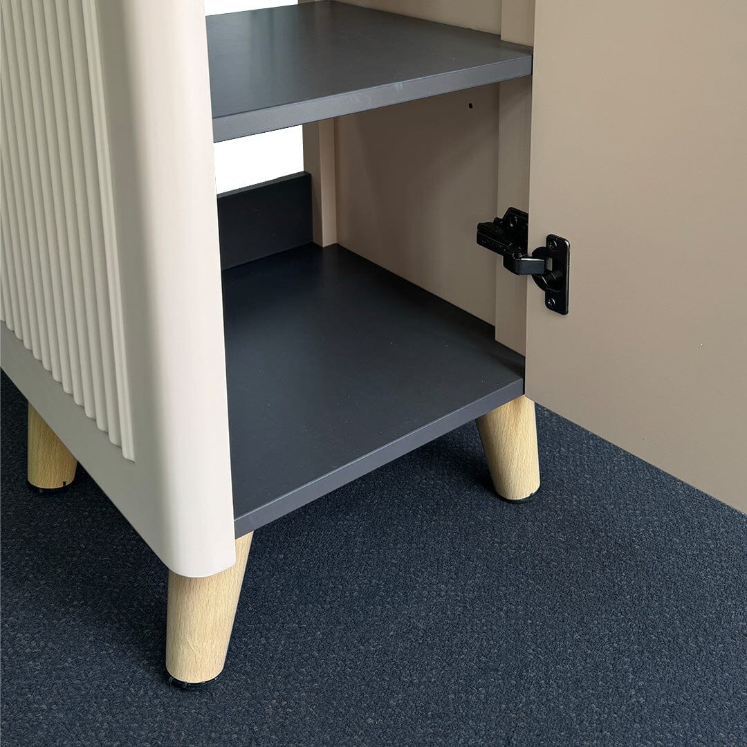 Lexi 400mm Small Vanity Almond & White Basin Set - Image 6