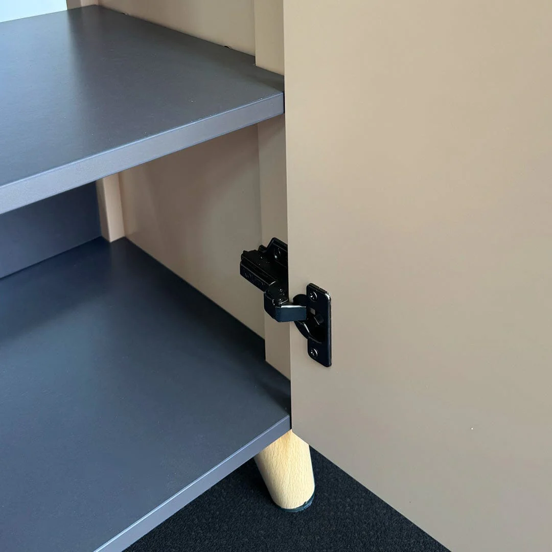 Lexi 400mm Small Vanity Almond & White Basin Set - Image 7