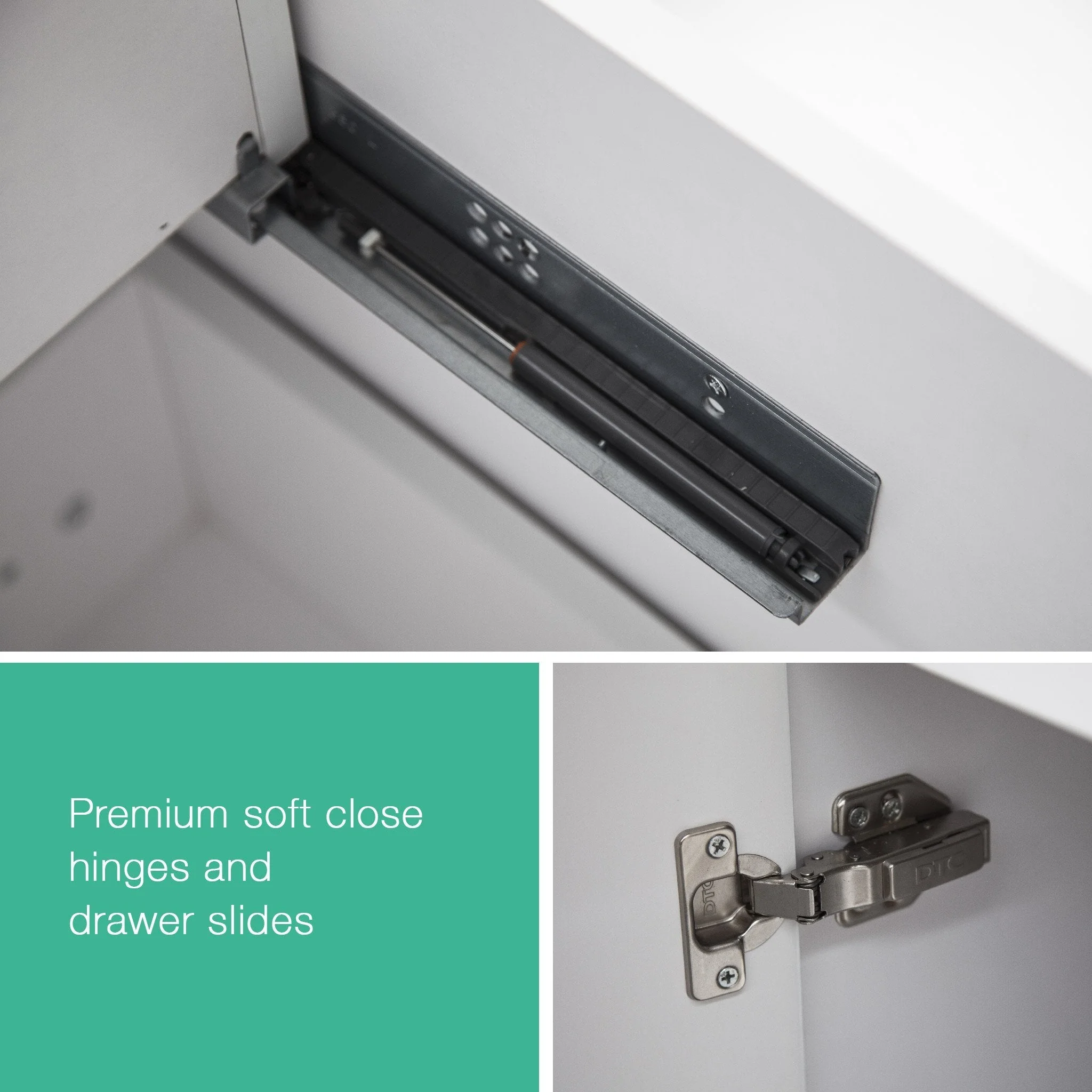 Clearance - LUCA 1200mm Single Bowl Bathroom Vanity - Image 5