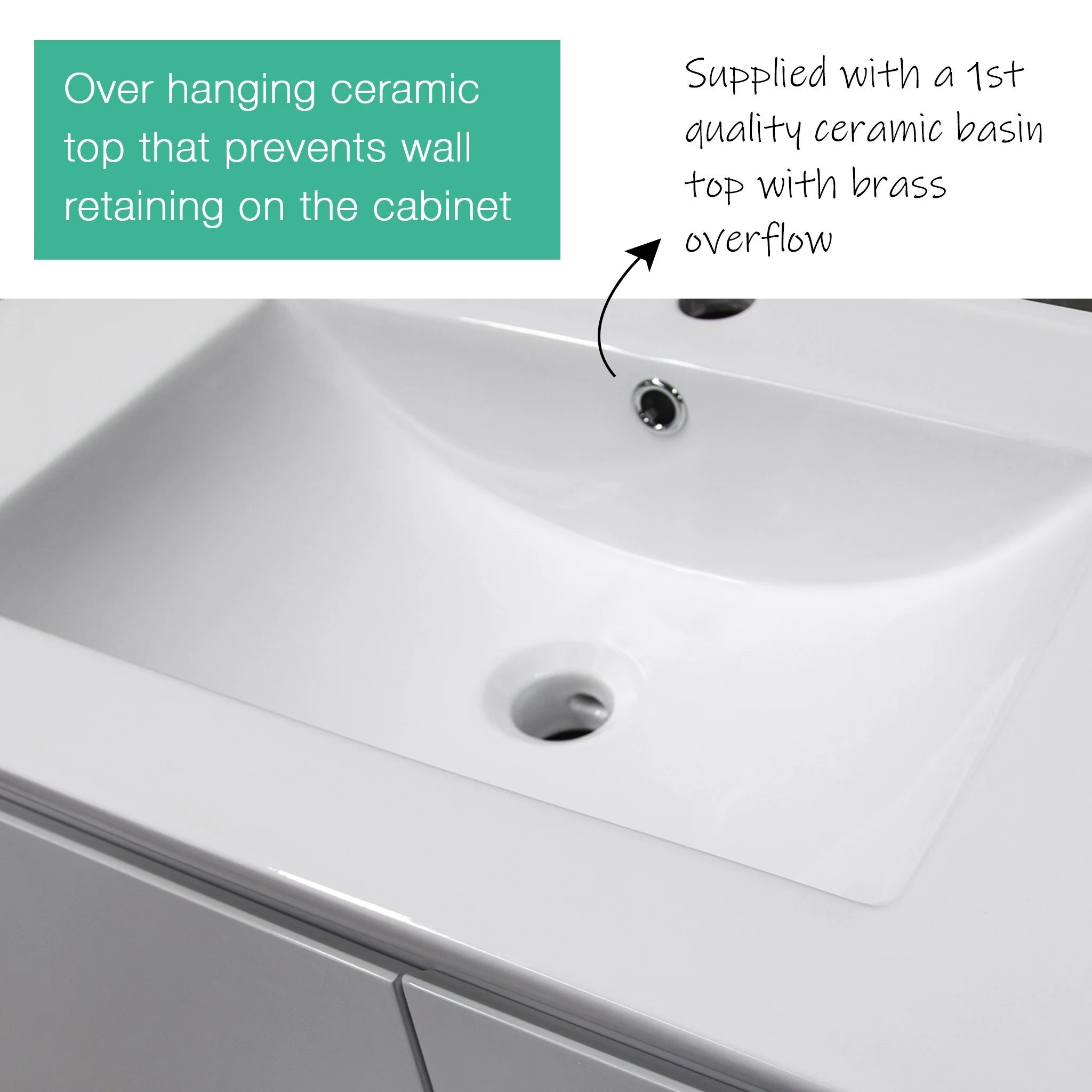 Clearance - LUCA 1500mm Floor Standing Bathroom Vanity - Image 5