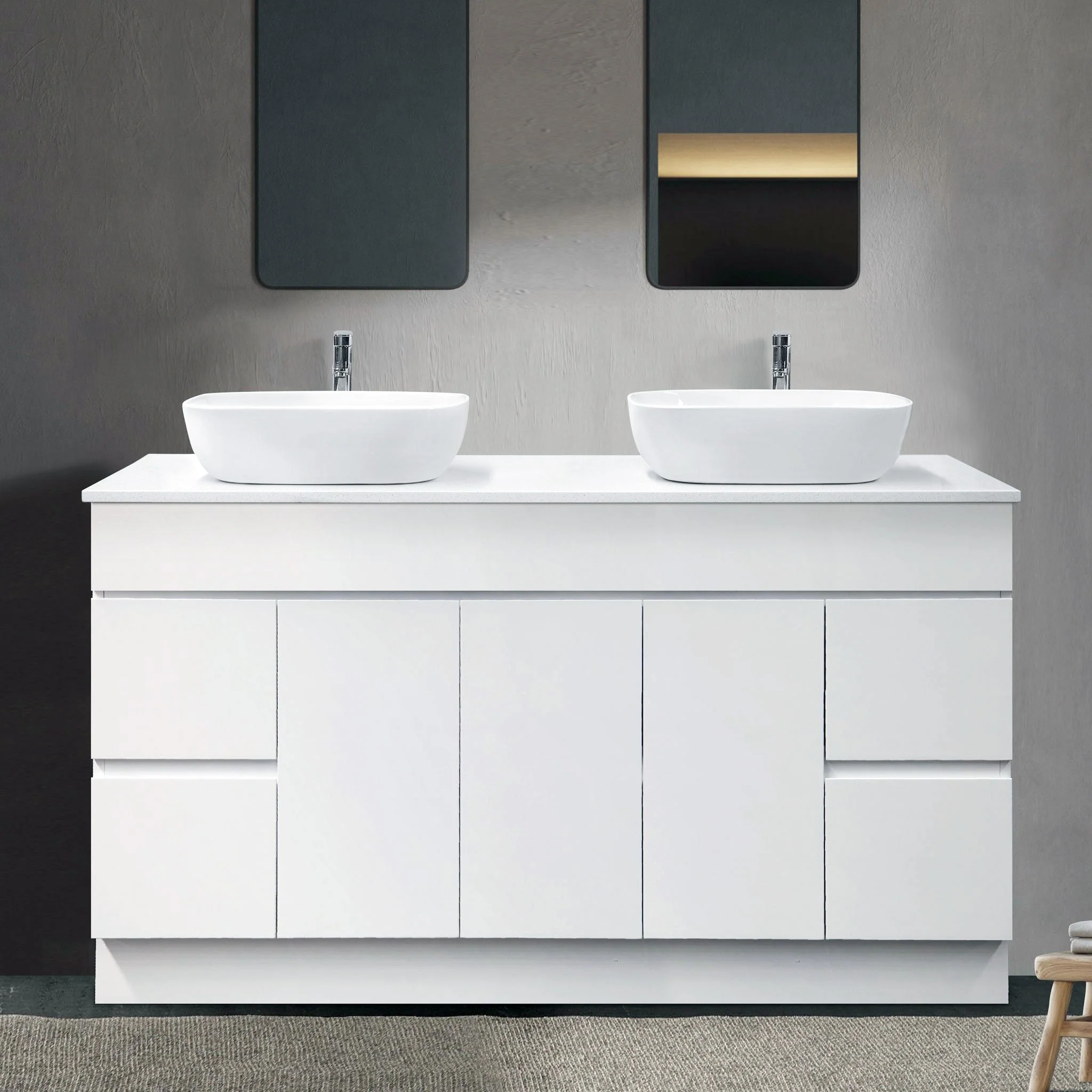 Clearance - LUCA 1500mm Floor Standing Bathroom Vanity - Image 9