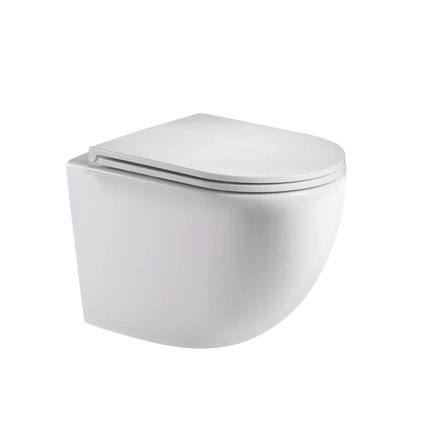 Max49 Rimless Tornado Wall Hung Toilet + Geberit Stainless Steel Button Package - Image 4