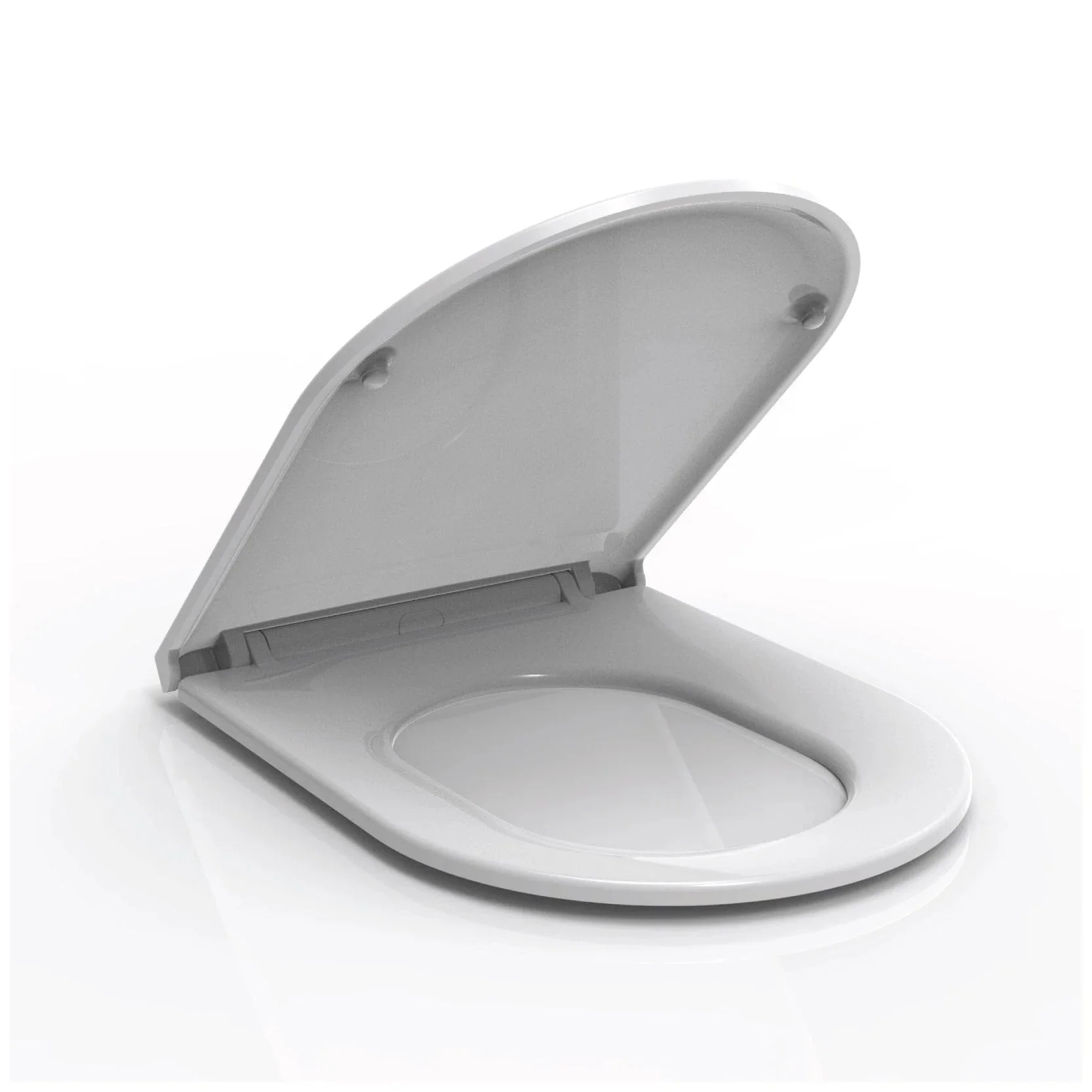Max57 Rimless Tornado Floor Mount Toilet + Geberit Stainless Steel Button Package - Image 7