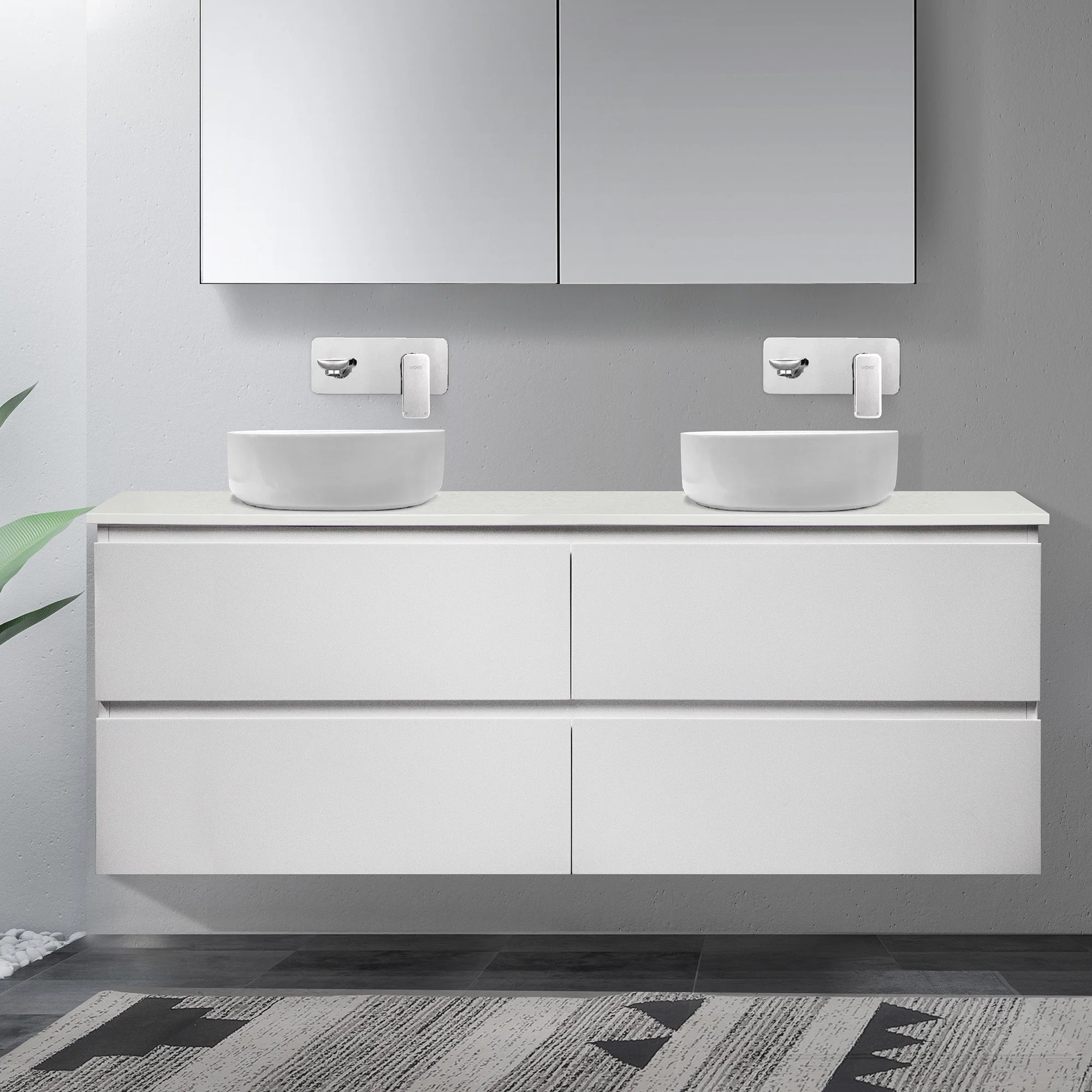 Clearance - Mia 1500mm Wall Hung Vanity - Image 5