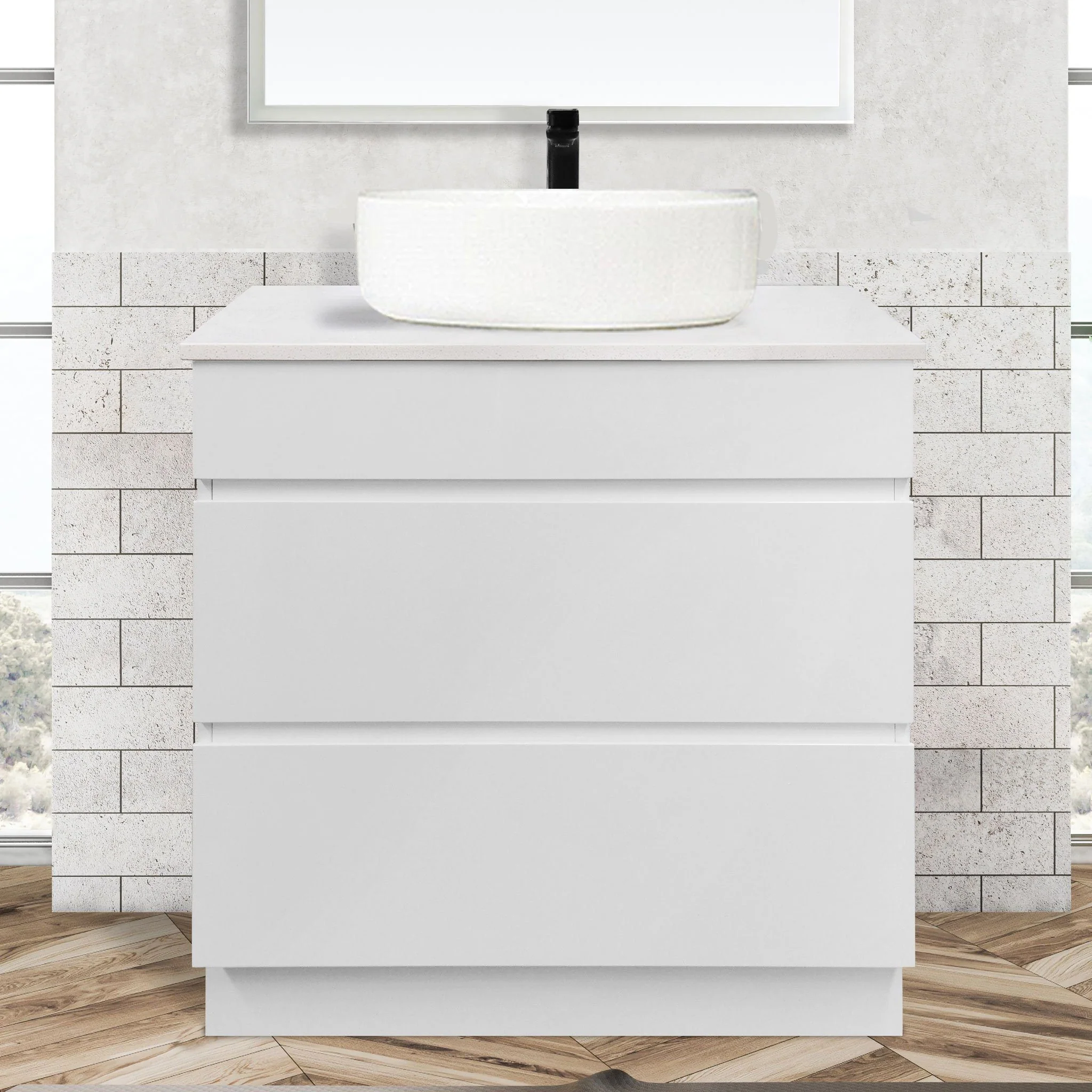 Clearance - Mia 750mm Floor Standing Bathroom Vanity - Image 7
