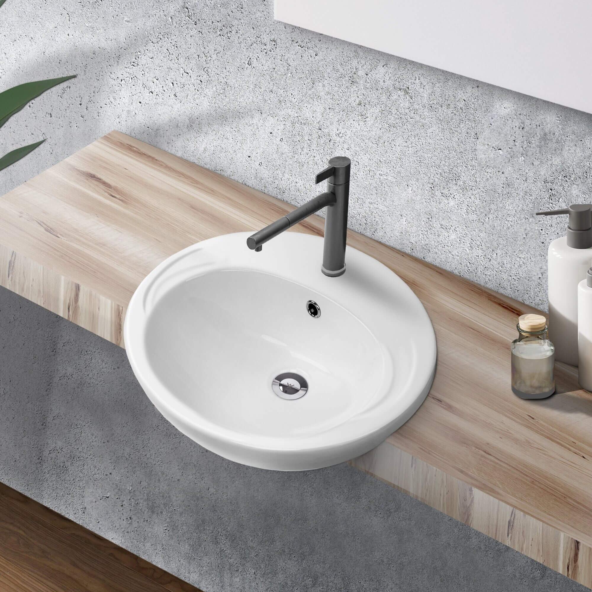 COMO Semi Recess Round Basin - Image 3