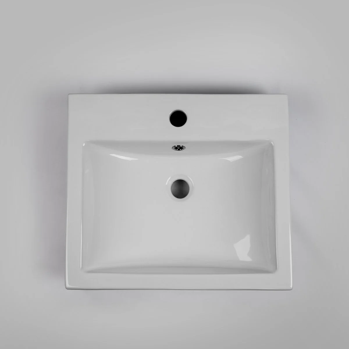 MEGGA-2 Half Inset Square Basin 1 Tap Hole - Image 5