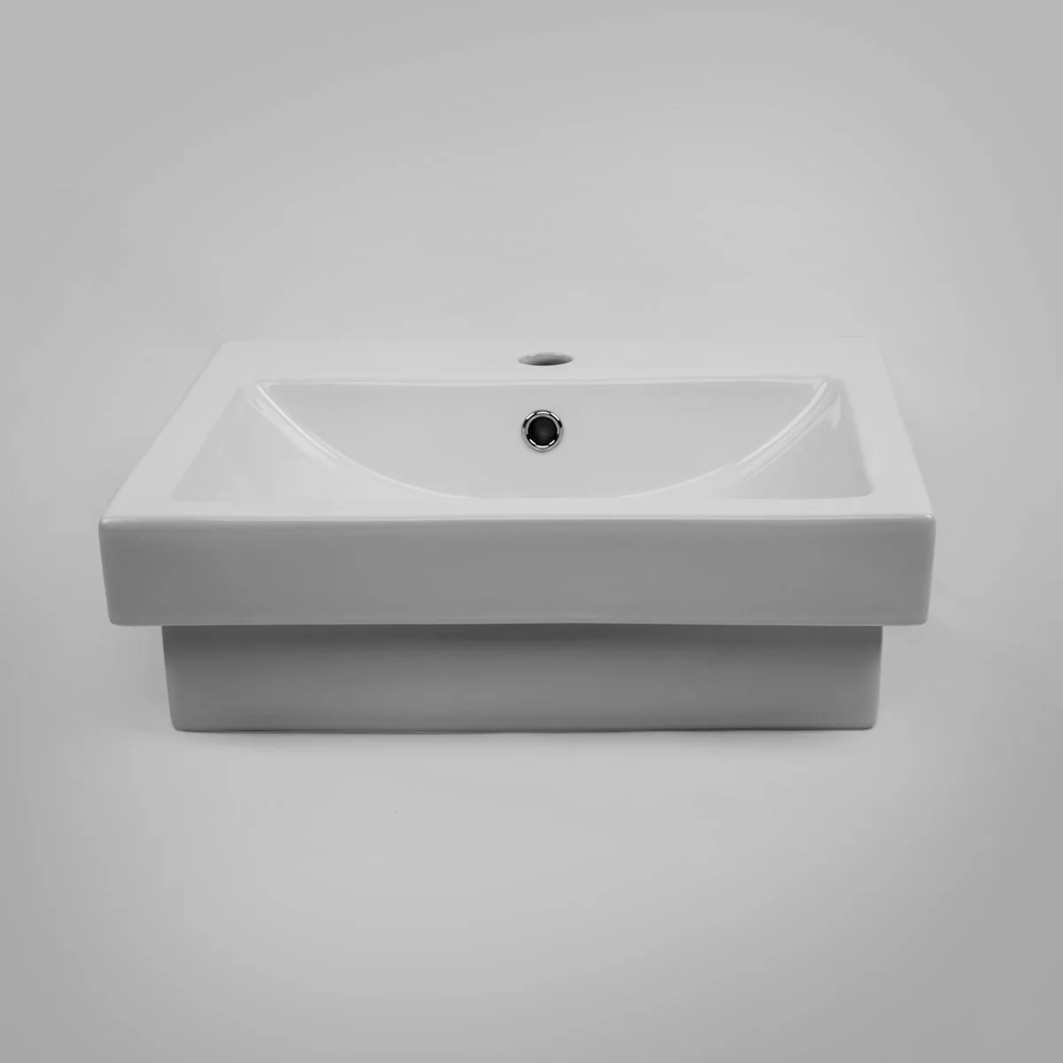 MEGGA-2 Half Inset Square Basin 1 Tap Hole - Image 7