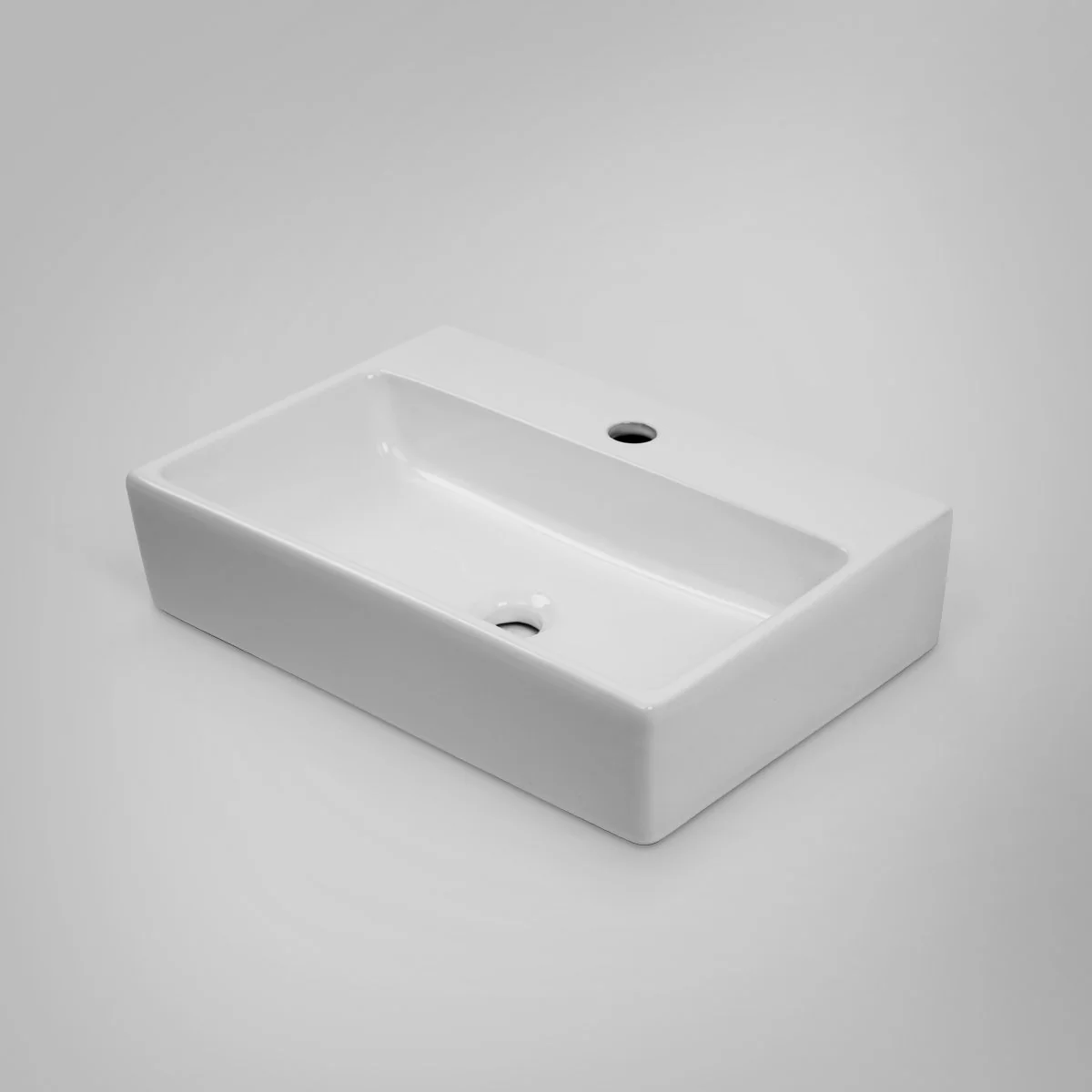 ACQUA Wall Hung Basin Gloss White - Image 3