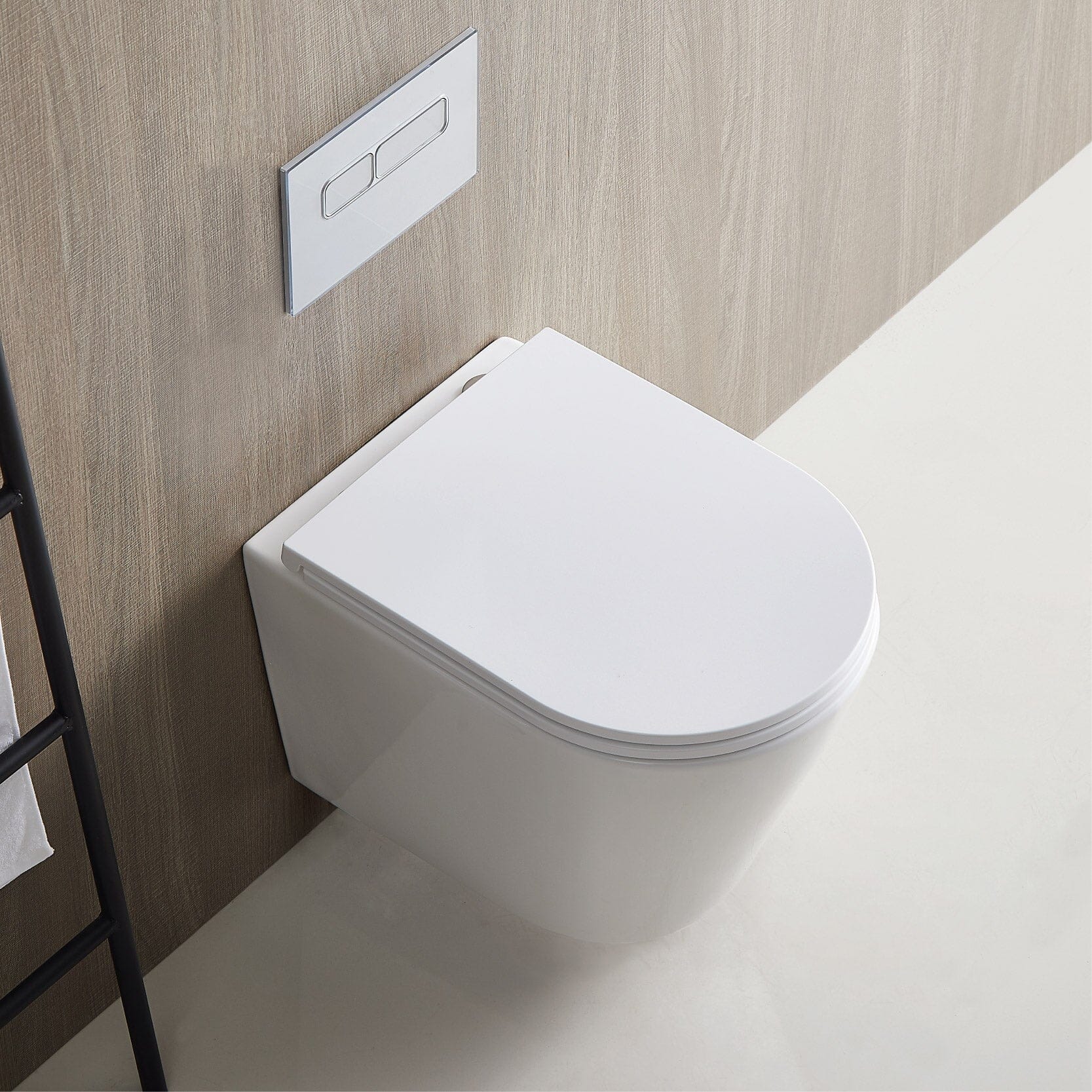 Yara51 Rimless Tornado Wall Hung Toilet Pan - Image 4