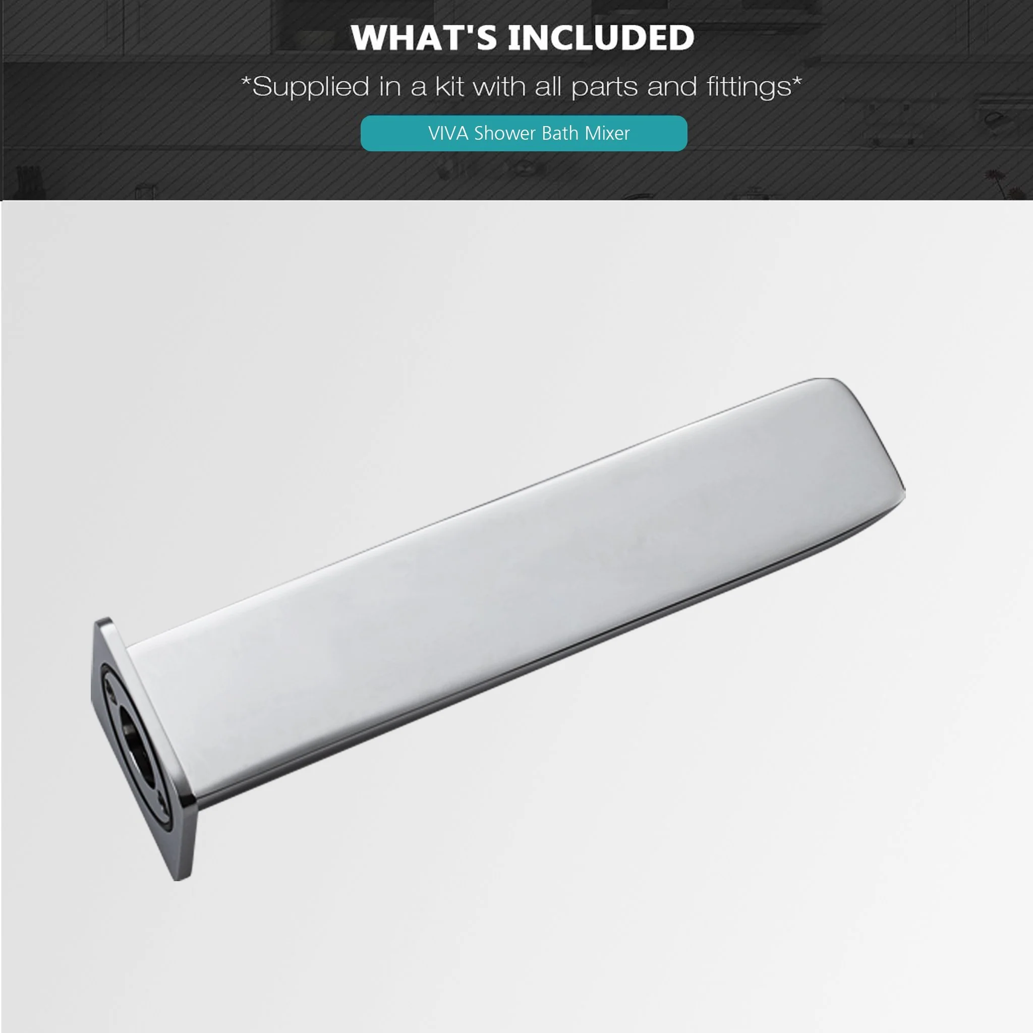 Clearance - VIVA Bath Spout Chrome - BT205C - Image 6