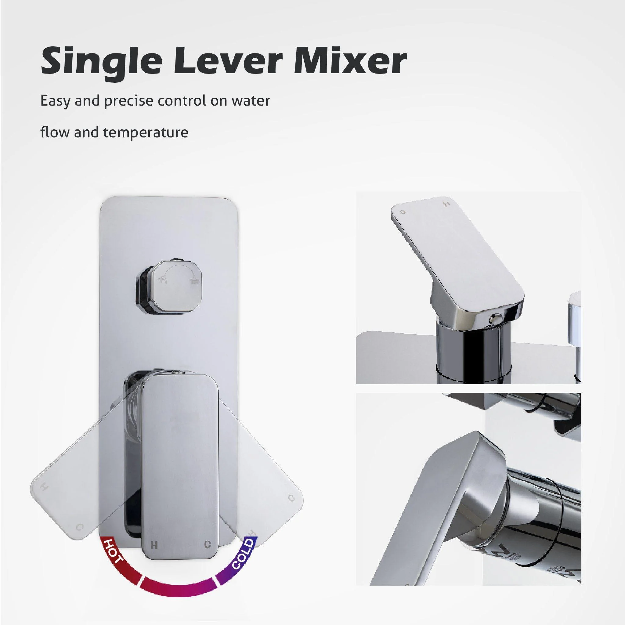 Clearance - VIVA Shower Bath Mixer with Divertor - Image 7