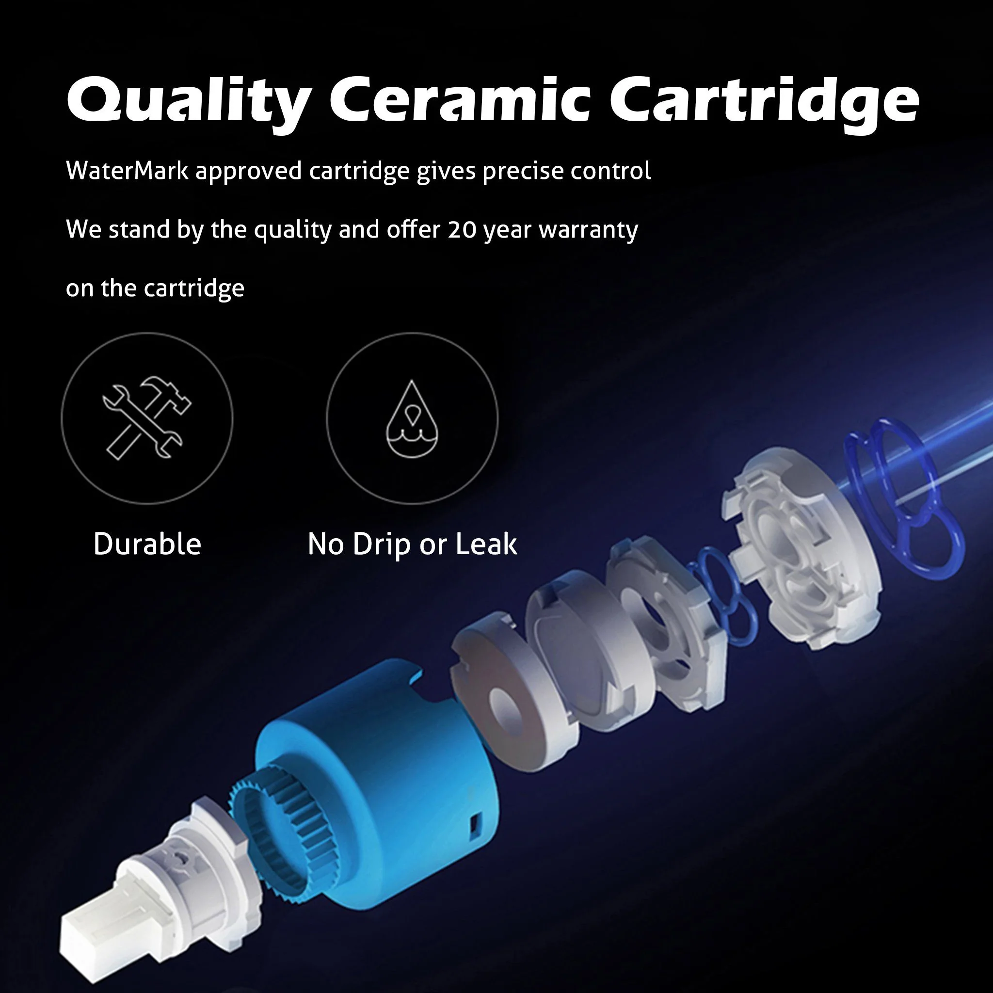 Clearance - VIVA Shower Bath Mixer with Divertor - Image 6