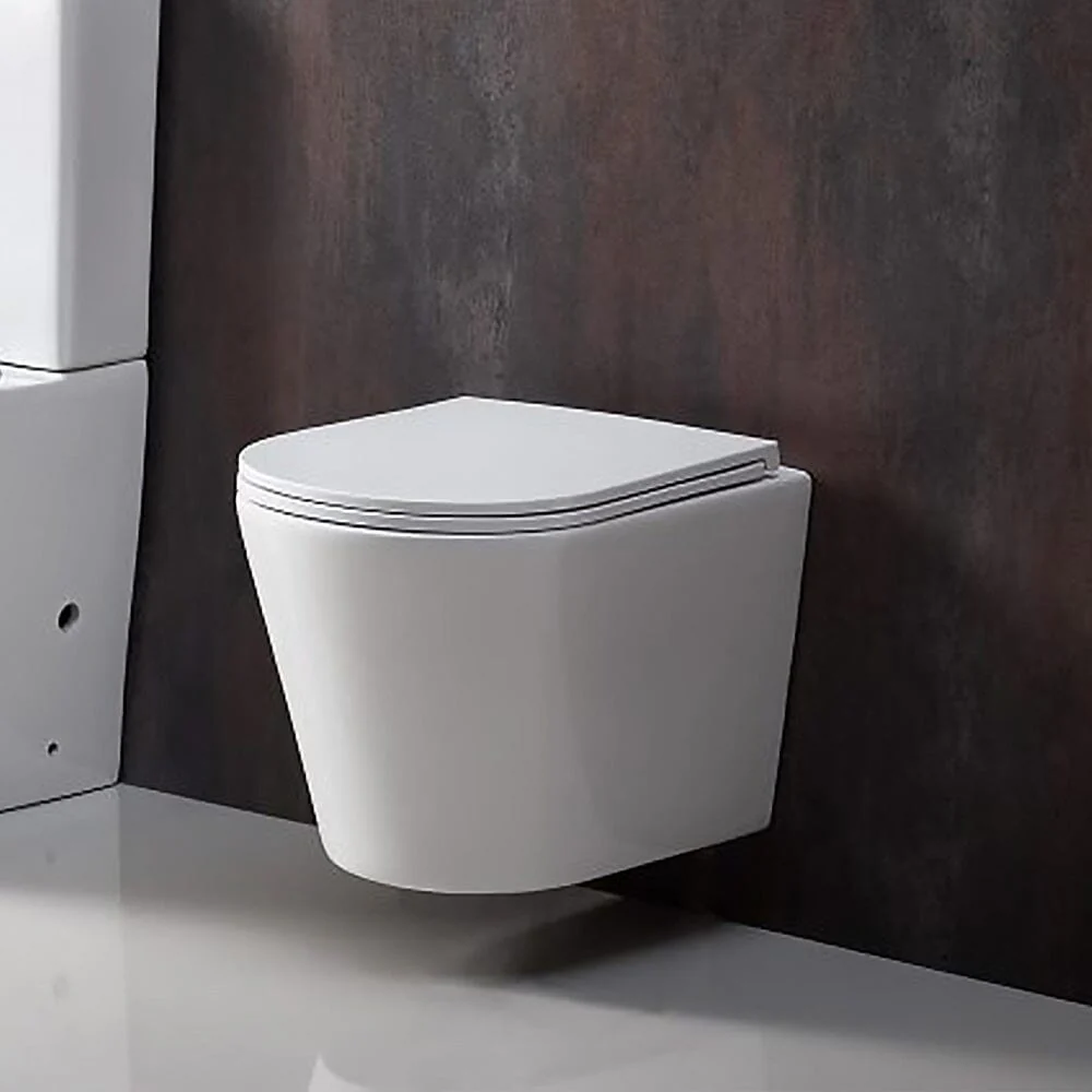 Yara51 Rimless Tornado Wall Hung Toilet Pan - Image 6